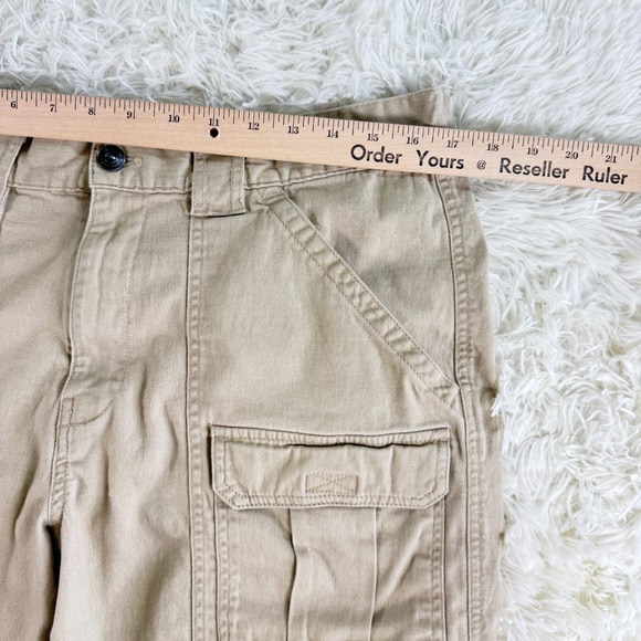 Denali Mens Khaki Cargo Shorts Size 36 Tan Cotton Blend Casual Outdoor Gorpcore - Picture 6 of 13